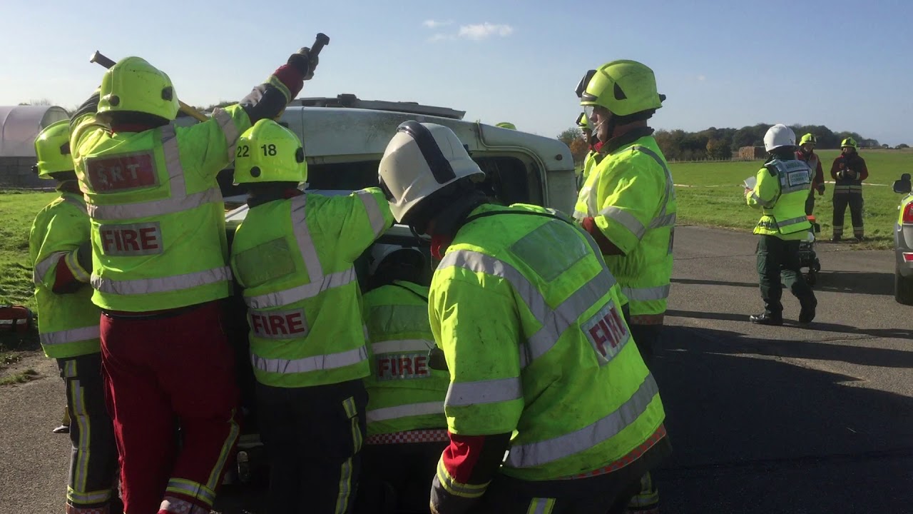 Emergency services training exercise at RAF Newton (1)