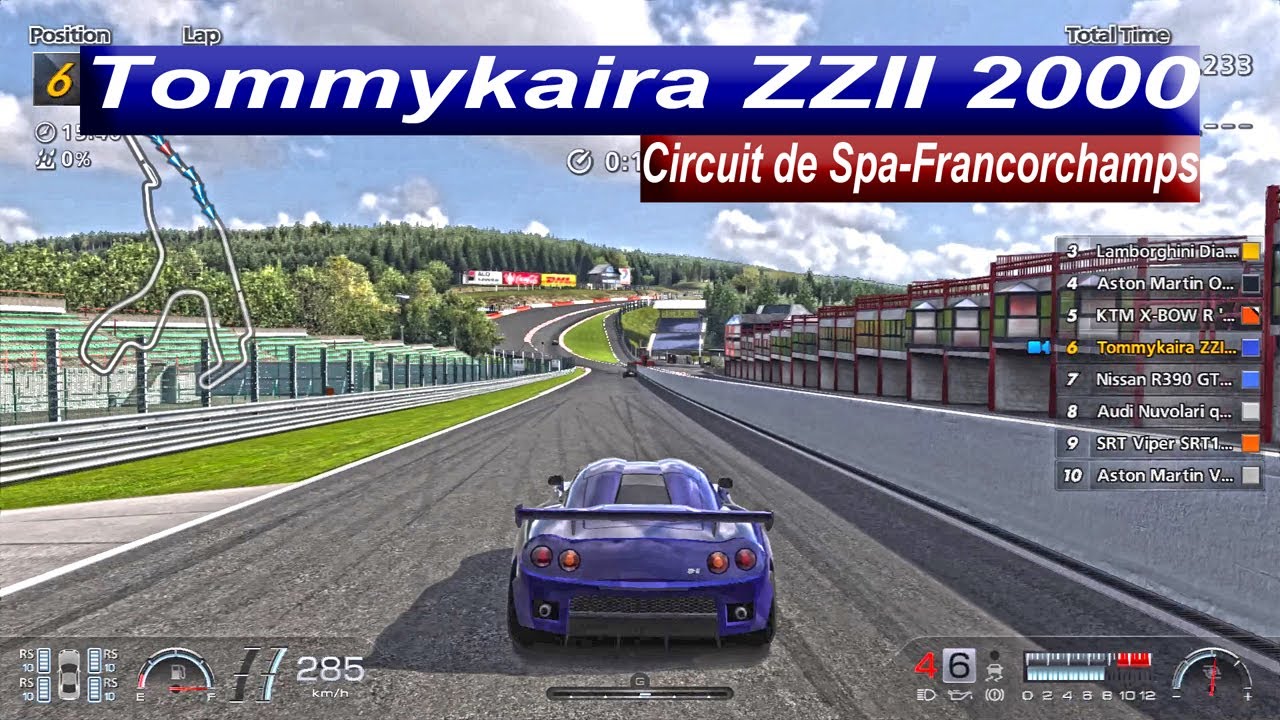 Gran Turismo 6 | Tommykaira ZZII 2000 | Circuit de Spa-Francorchamps race | GT6 | PS3
