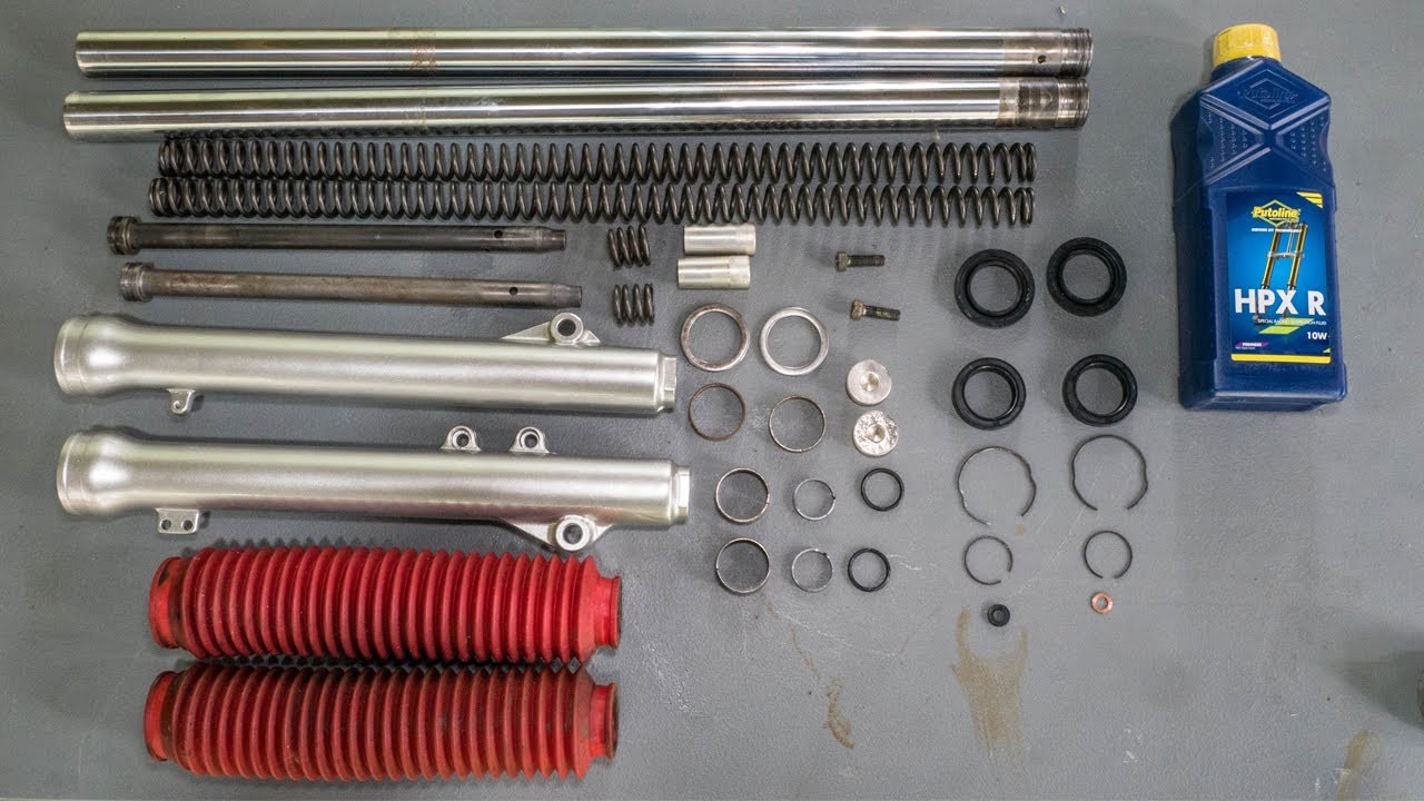 Front Fork 2001 Kawasaki kmx125 rebuild episode 5