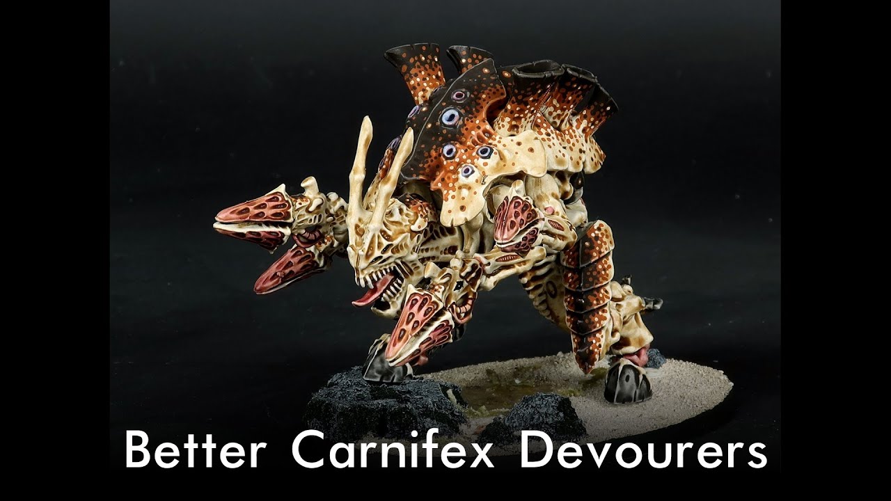 Converting Better Devourers for Tyranid Carnifexes/Hive Tyrants