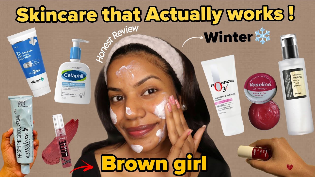 How I Got Glowy Winter  Skin in 2 Weeks — Brown Girl Routine | Hindi | Ravinaa gupta