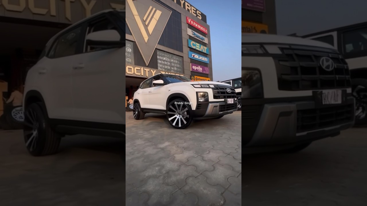 20 inch Alloy Creta Facelift 2024 | Creta Facelift Modified 2024 | Creta Facelift Modification 2024