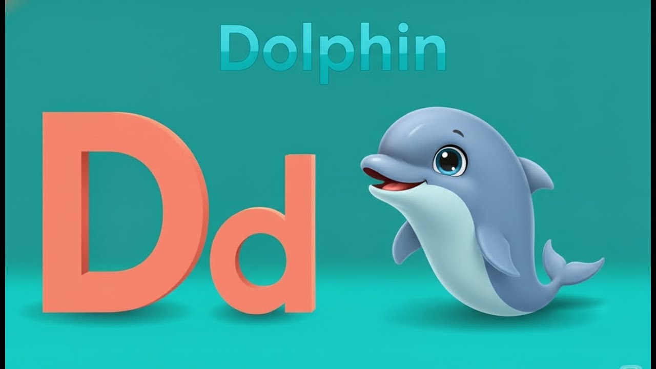 Letter D Song | D for Dog, Doll, Duck & Dolphin 🐶🦆 | ABC Learning for Kids