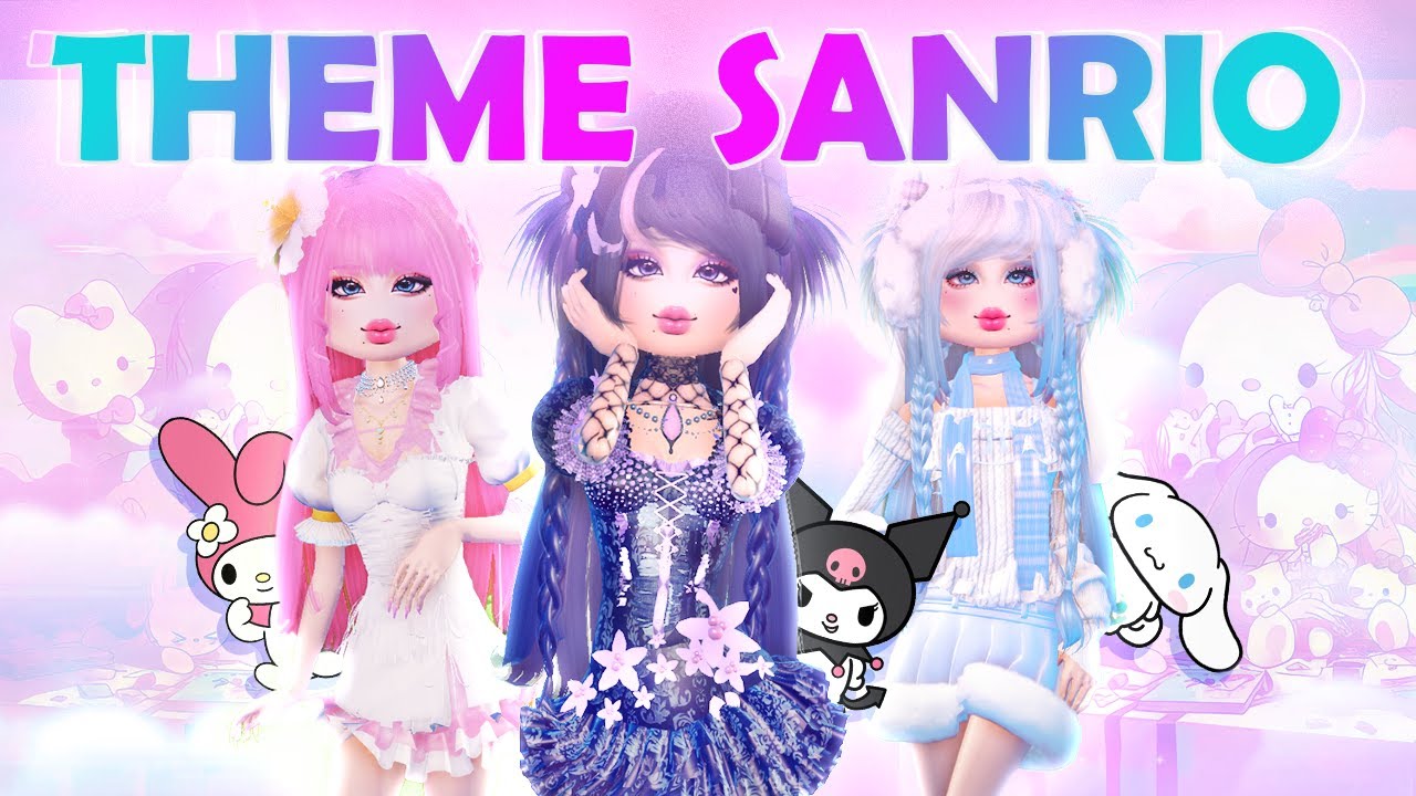 DRESSING UP As SANRIO CHARACTERS In DRESS To IMPRESS?