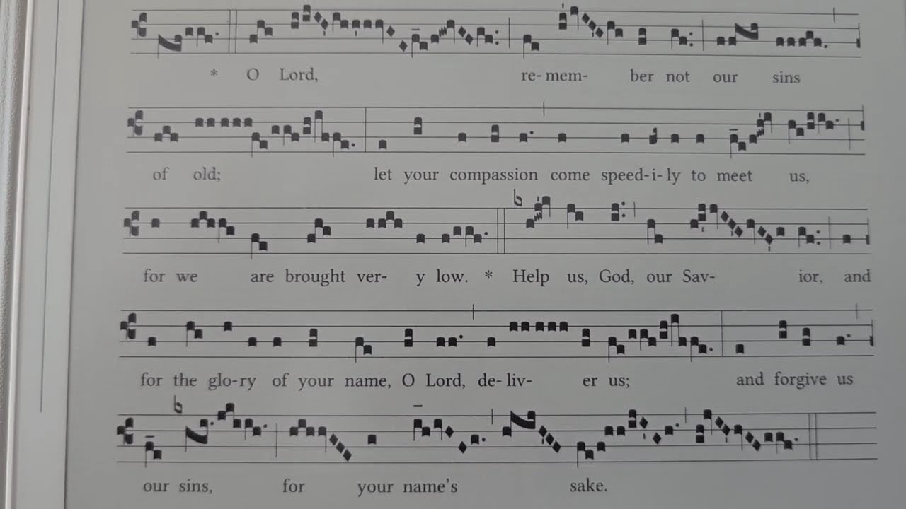 Tract: Domine, non secundum (English version)