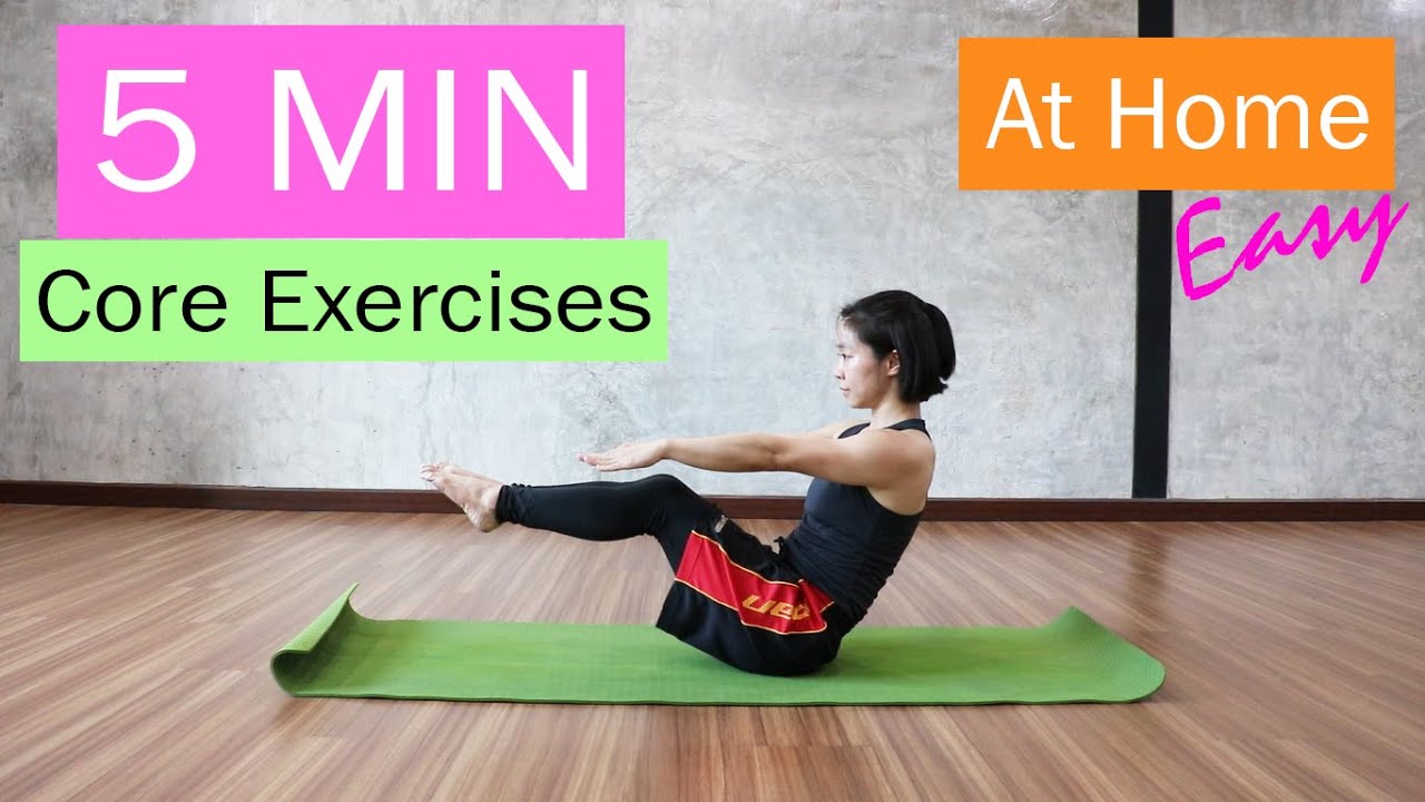 5 MIN Core Exercise At Home (Eng Ver.)