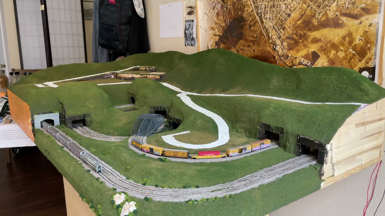 Z-scale Model Train Layout Update Nov 2021
