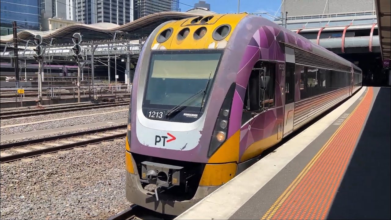 V/Line VL13 Departing Southern Cross Station to Melton