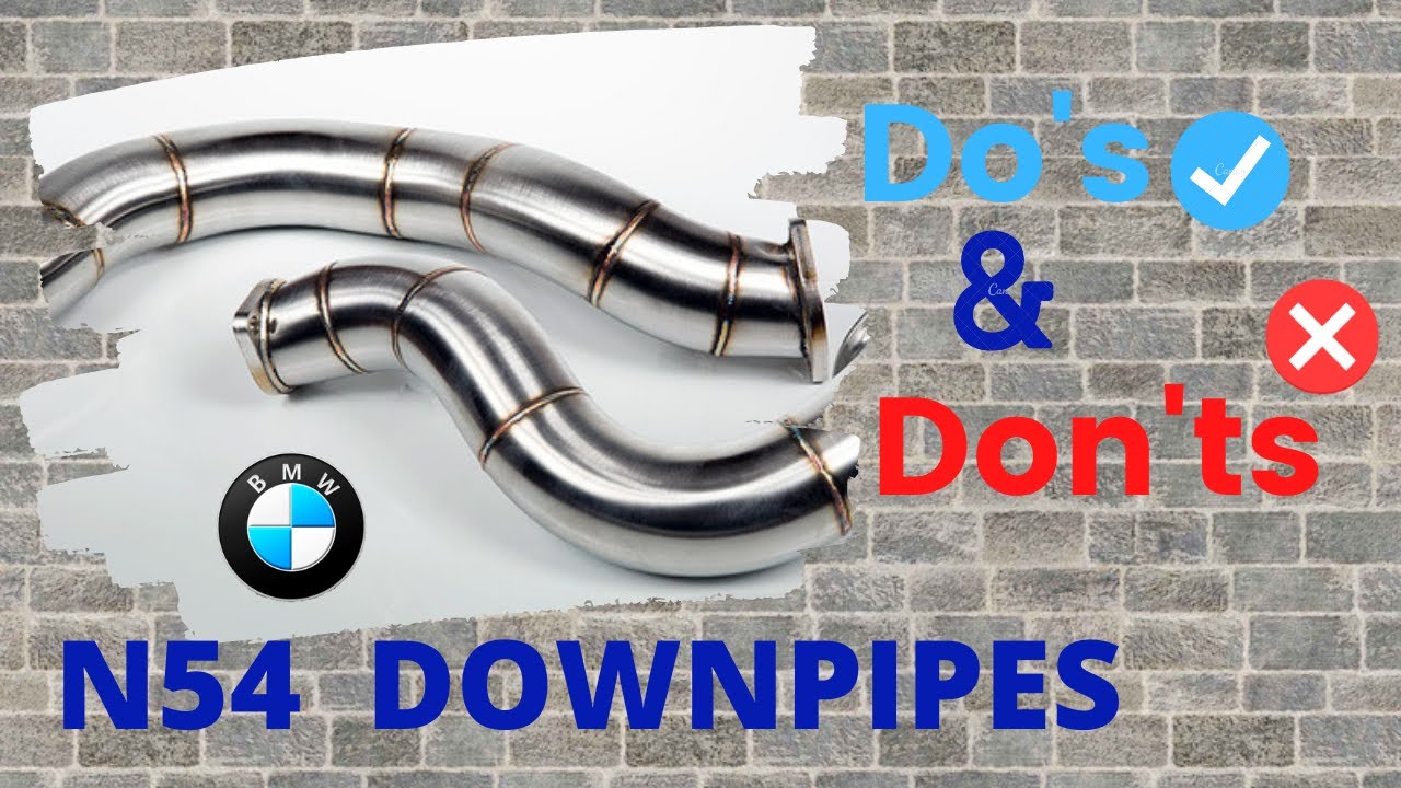 N54 downpipe install Do's and Don'ts *Must Watch*