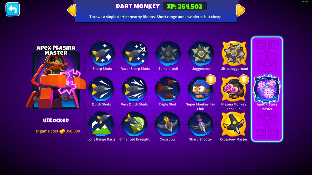 How to get Apex Plasma Master - Dart Monkey Paragon
