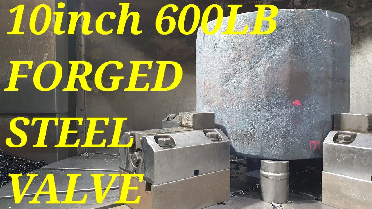 Forged iron lumps are processed into core machine parts - Vertical lathe, CNC Lathe, Turning