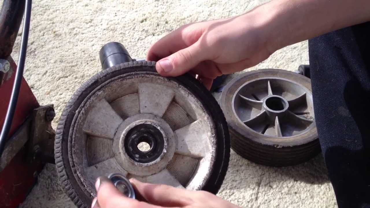 PushMowerRepair.com — замена подшипника колеса