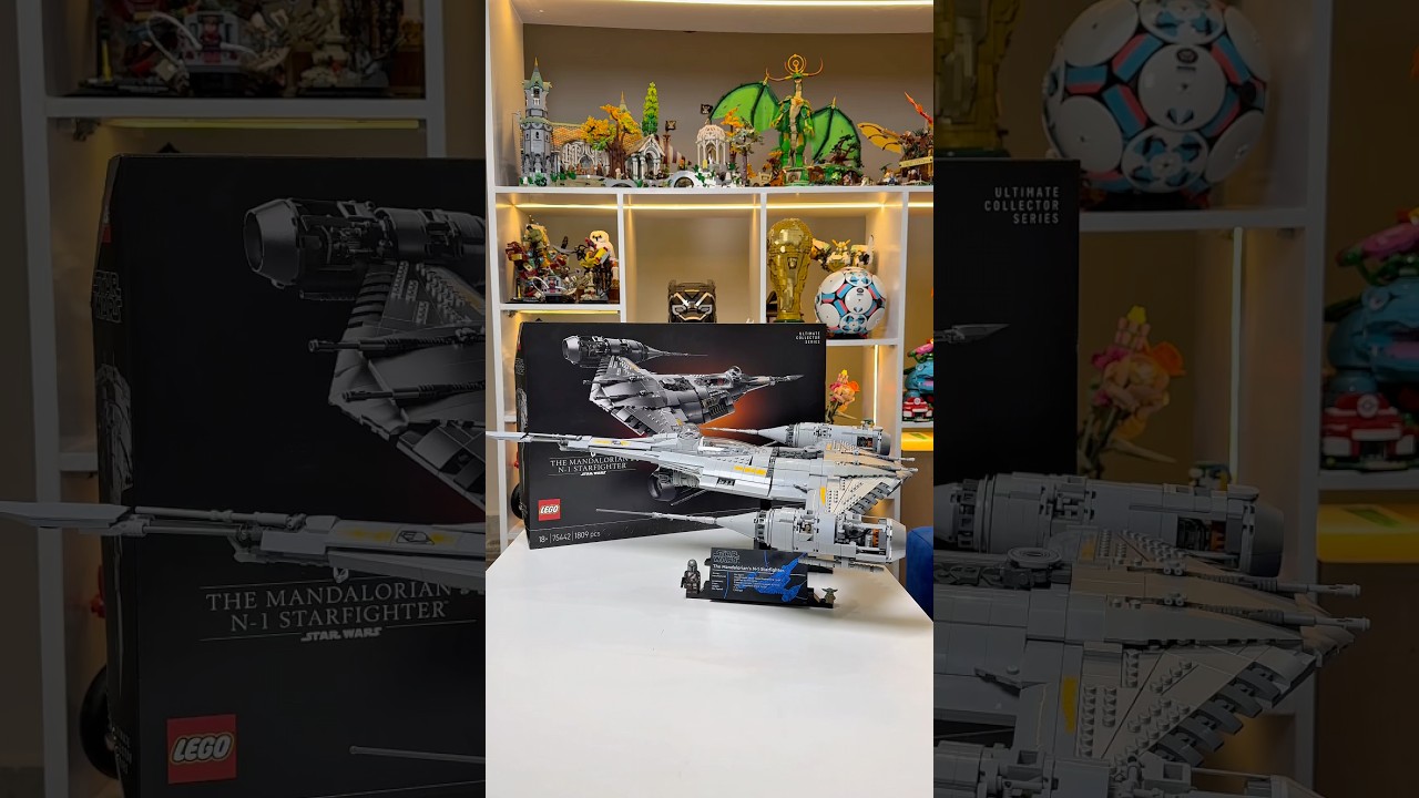 LEGO Star Wars The Mandalorian&rsquo;s N-1 Starfighter is not a pile of junk! #rlfm #starwars #75442