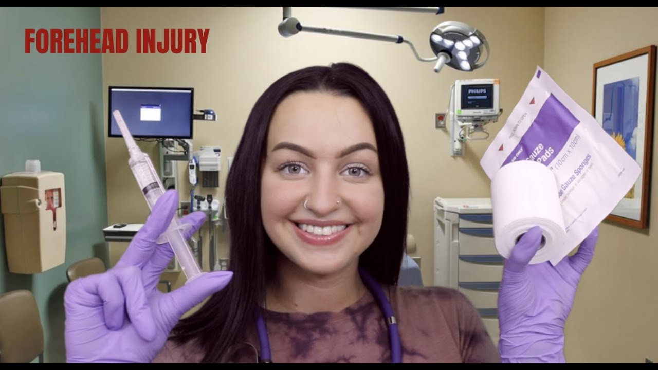 [ASMR] ER Nurse Treats Your Forehead Injury RP