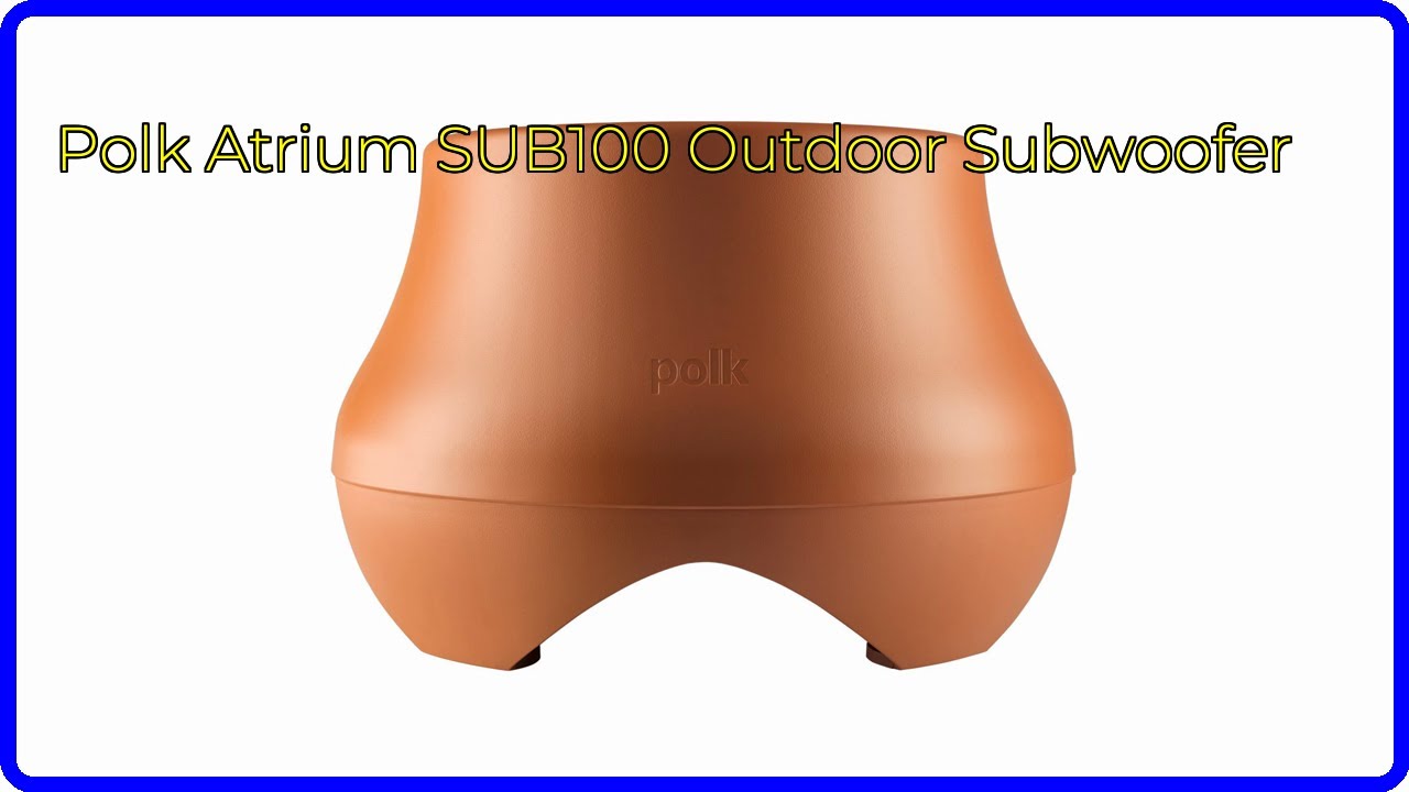 REVIEW (2026): Polk Atrium SUB100 Outdoor Subwoofer. ESSENTIAL details.