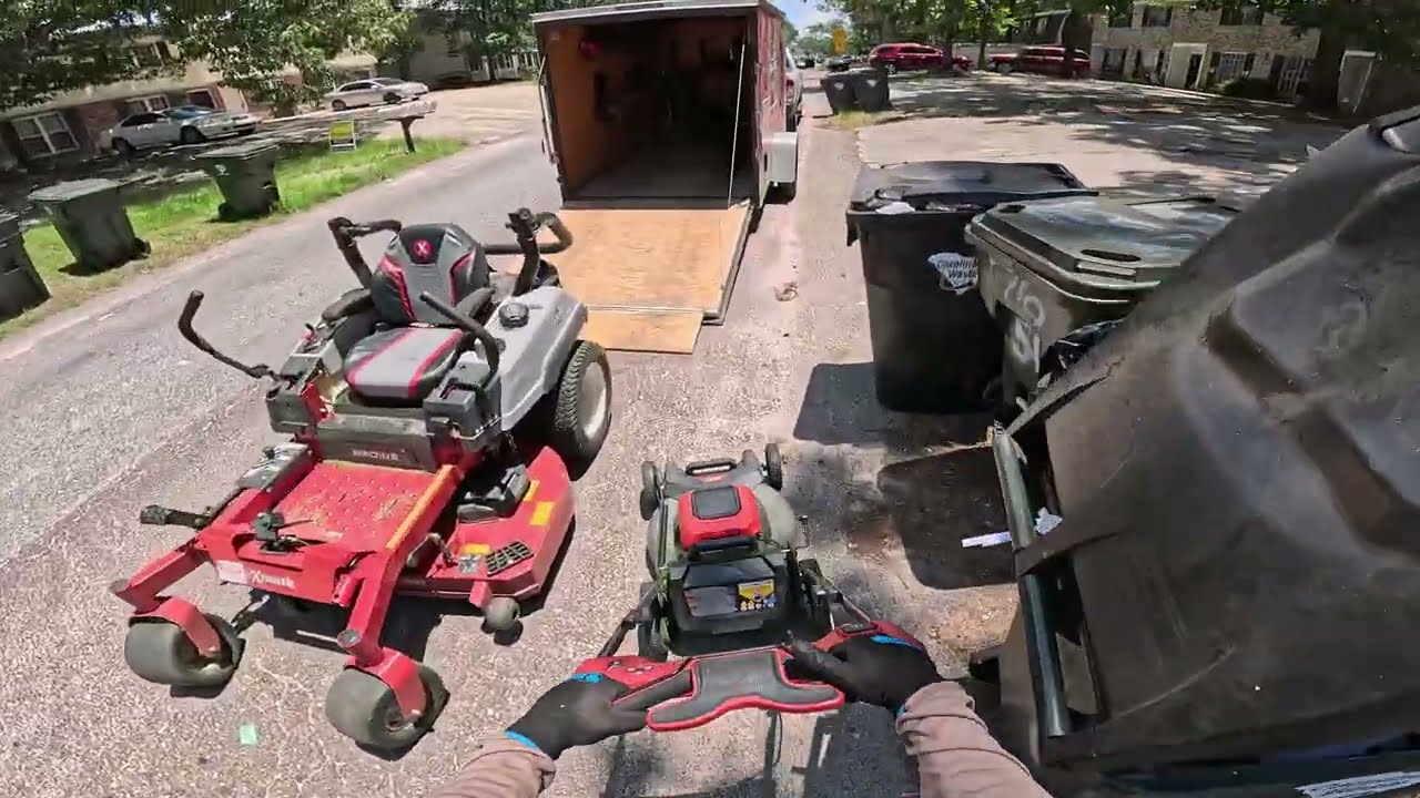 Dia normal de jardinagem (landscape), nos Estados Unidos.