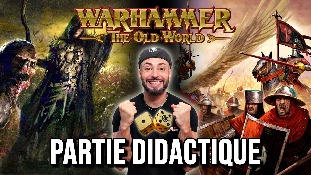 Warhammer The Old World | Bretonnie vs Comtes Vampires | Partie didactique #1