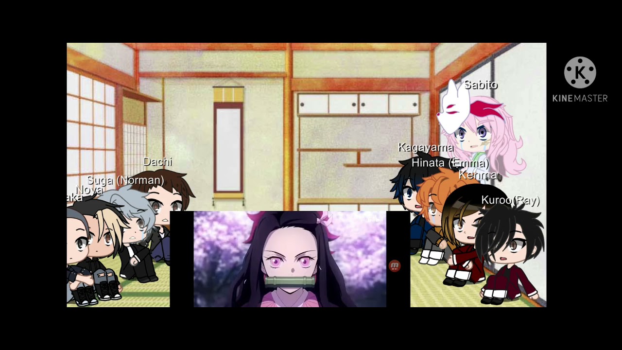 Haikyuu + Sabito react to (Demon slayer)3/4(Deutsch)