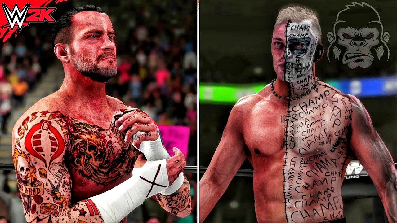 FULL MATCH - CM Punk vs. Darby Allin 2021 AEW All OUT | WWE 2K19 PC / PS4 Mods