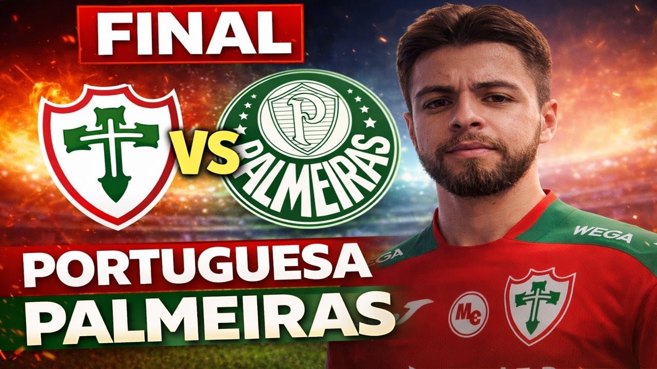 É FINAL! PORTUGUESA x PALMEIRAS — JOGO DE IDA DECIDE O RUMO DA TAÇA! 🏆🔥