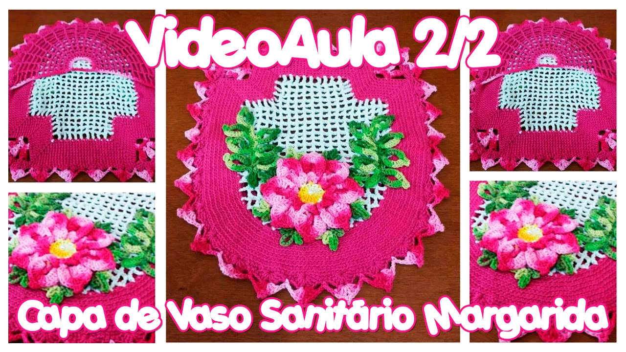 Capa de Vaso Sanitário Margarida 2/2