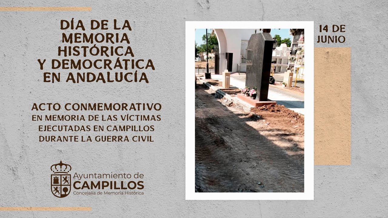 Acto conmemorativo en memoria de las víctimas ejecutadas en Campillos