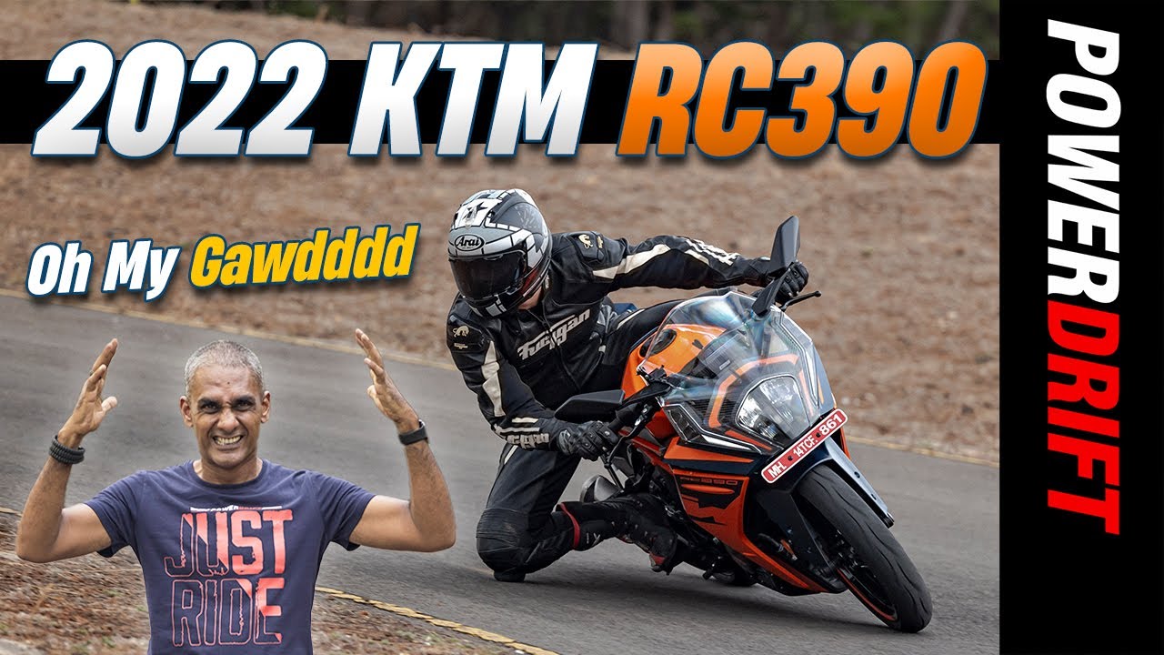 Giveaway Alert | 2022 KTM RC 390 | What a motorcycle | First Ride Review | PowerDrift