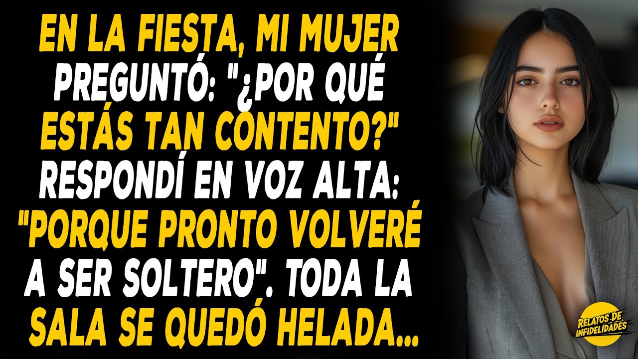 A Mi Esposa No Le Gustó Lo Feliz Que Estaba. Así Que Les Dije A Todos Por Qué, Y Todos Aplaudieron.