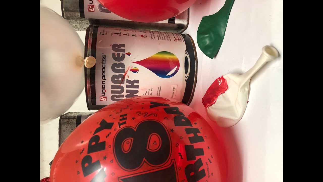 rubber ink Que tipo de tinta usar para imprimir  globos de latex