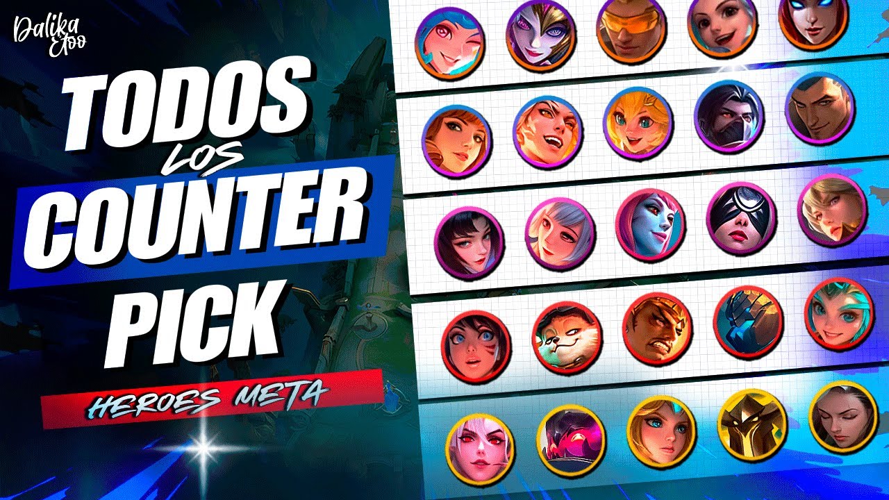 APRENDE HACER COUNTER PICK A TODOS LOS HEROES 