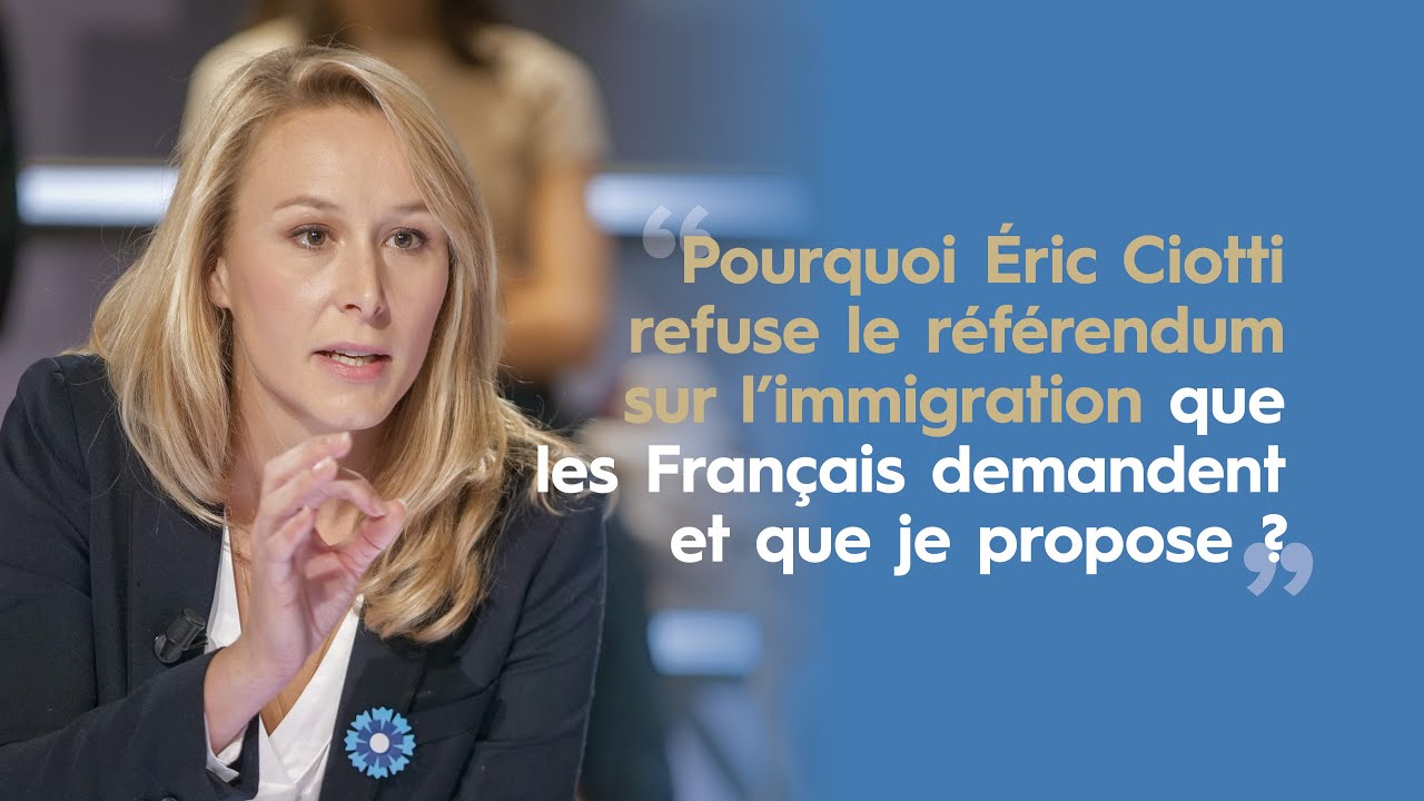 Marion Maréchal invitée de l'émission 