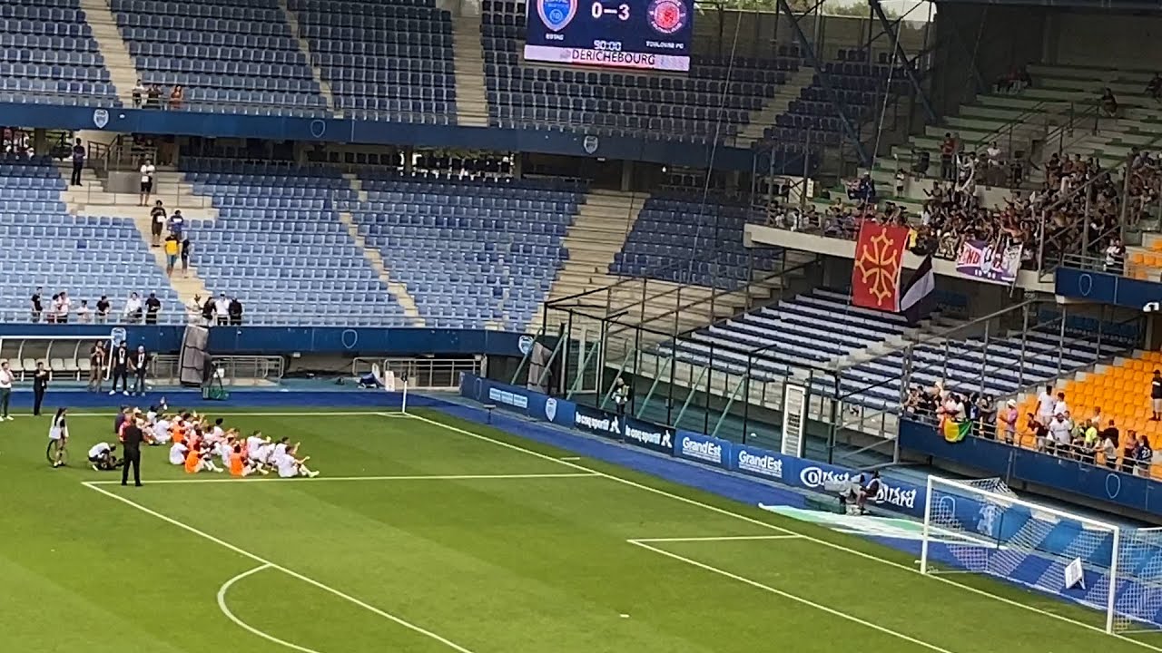AMBIANCE ESTAC - TFC (0-3) (STADE DE L'AUBE) - LES TOULOUSAINS COMME A LA MAISON - 2EME ET 3EME BUTS