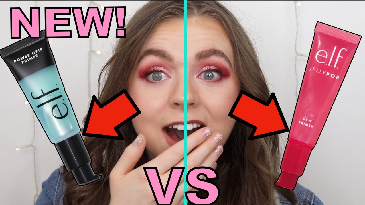 NEW e.l.f. Power Grip Primer VS e.l.f. Jelly Pop Primer 🤯