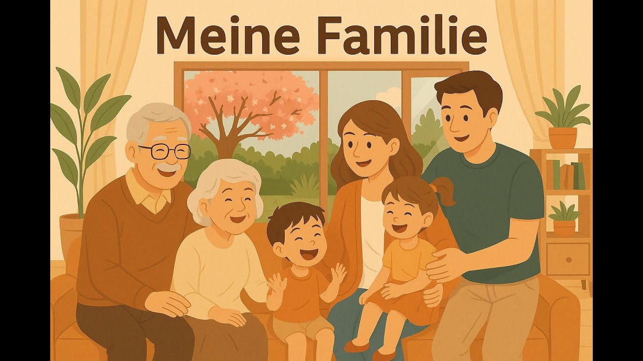 Thema Familie –  Einfache Dialoge für Anfänger ｜#deutsch #deutschkurs #lernen