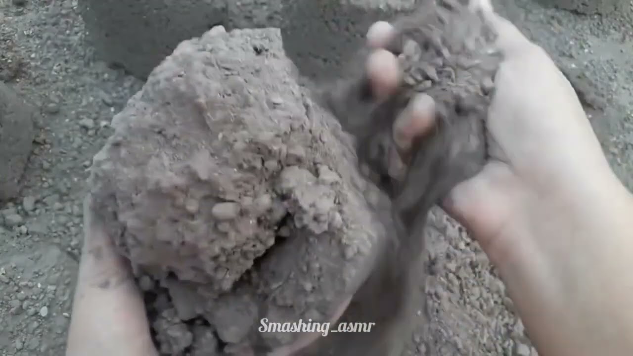 credit @MiniLibiAsmr series #satisfying #oddlysatisfying #dusty #crumbling #cement #sleepaidasmr