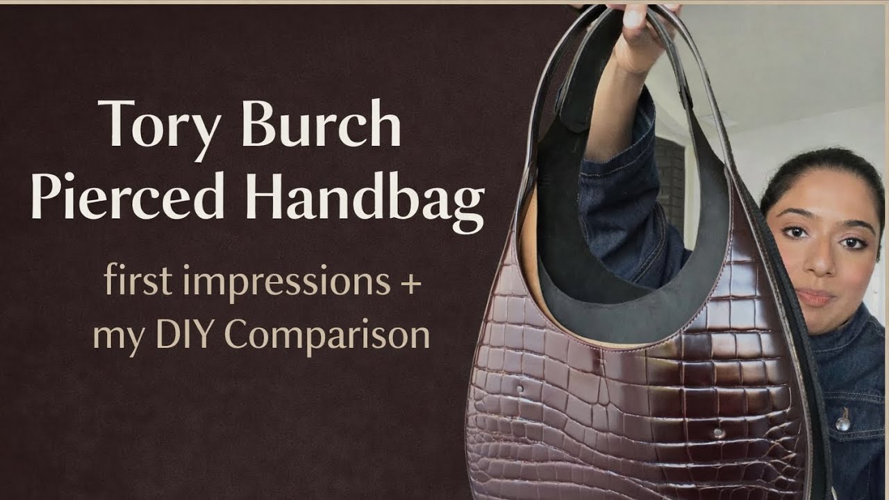 Первые впечатления от сумки Tory Burch с перфорацией + сравнение в домашних условиях