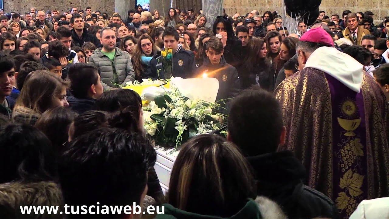 Castel Sant'Elia - I funerali di Luca Graziosi