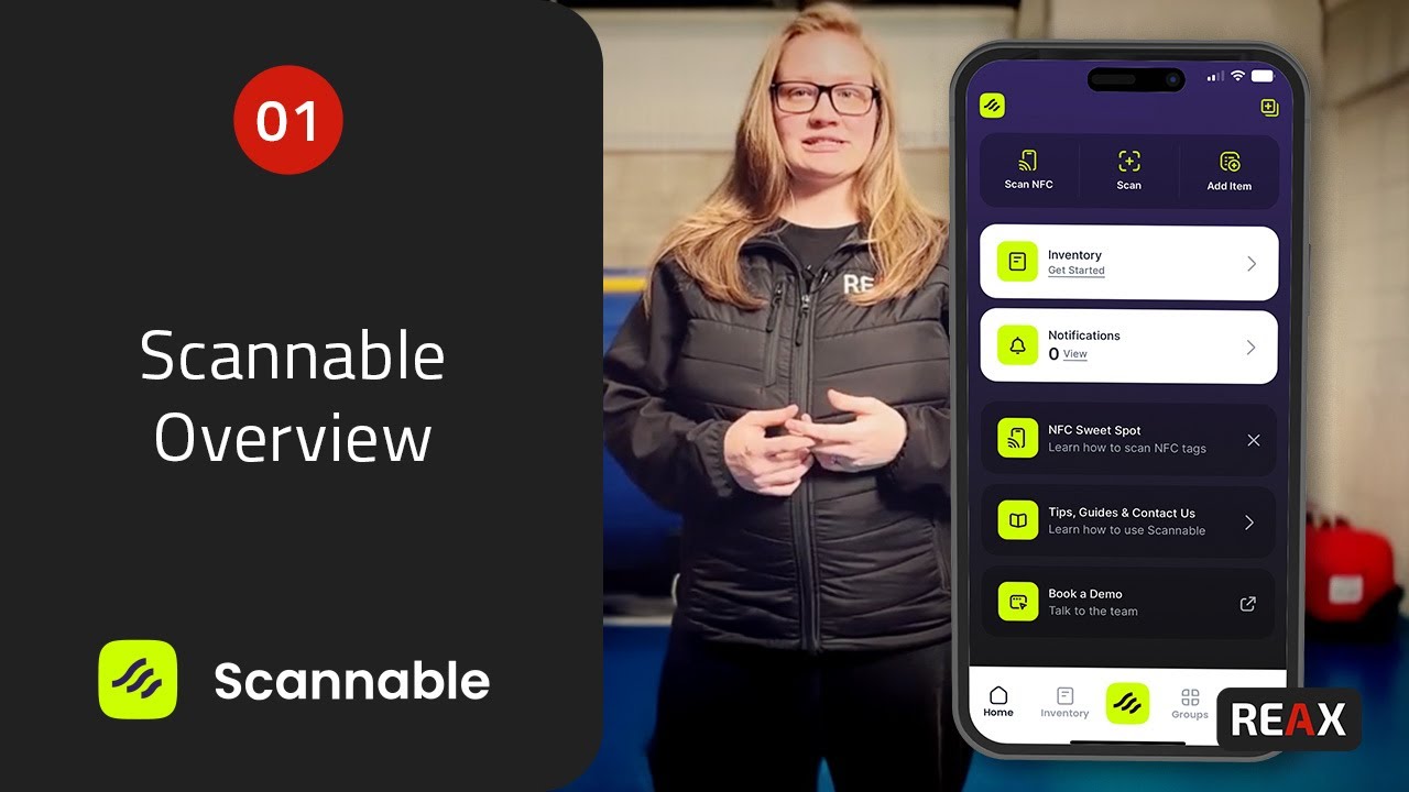 Scannable 01 | Overview: Simplify Your Equipment Management | REAX