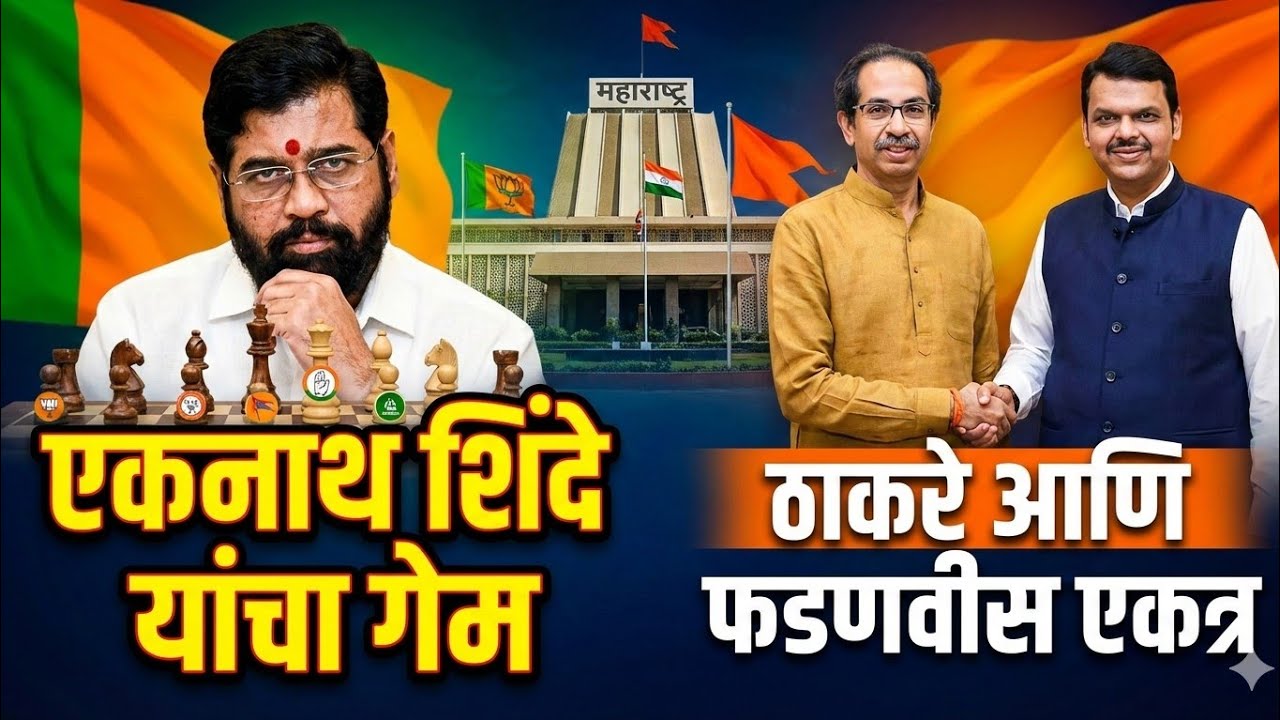 एकनाथ शिंदे यांचा गेम होणार.. देवेंद्र फडणवीस आणि उद्धव ठाकरे एकत्र येणार..