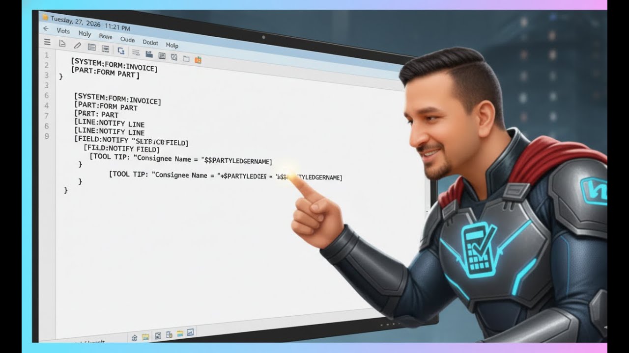 Free TDL Code | 2 Lines TDL | TDL Coding | TDL Sikho | TDL with Rajiv Mishra | Beginners TDL | Tally