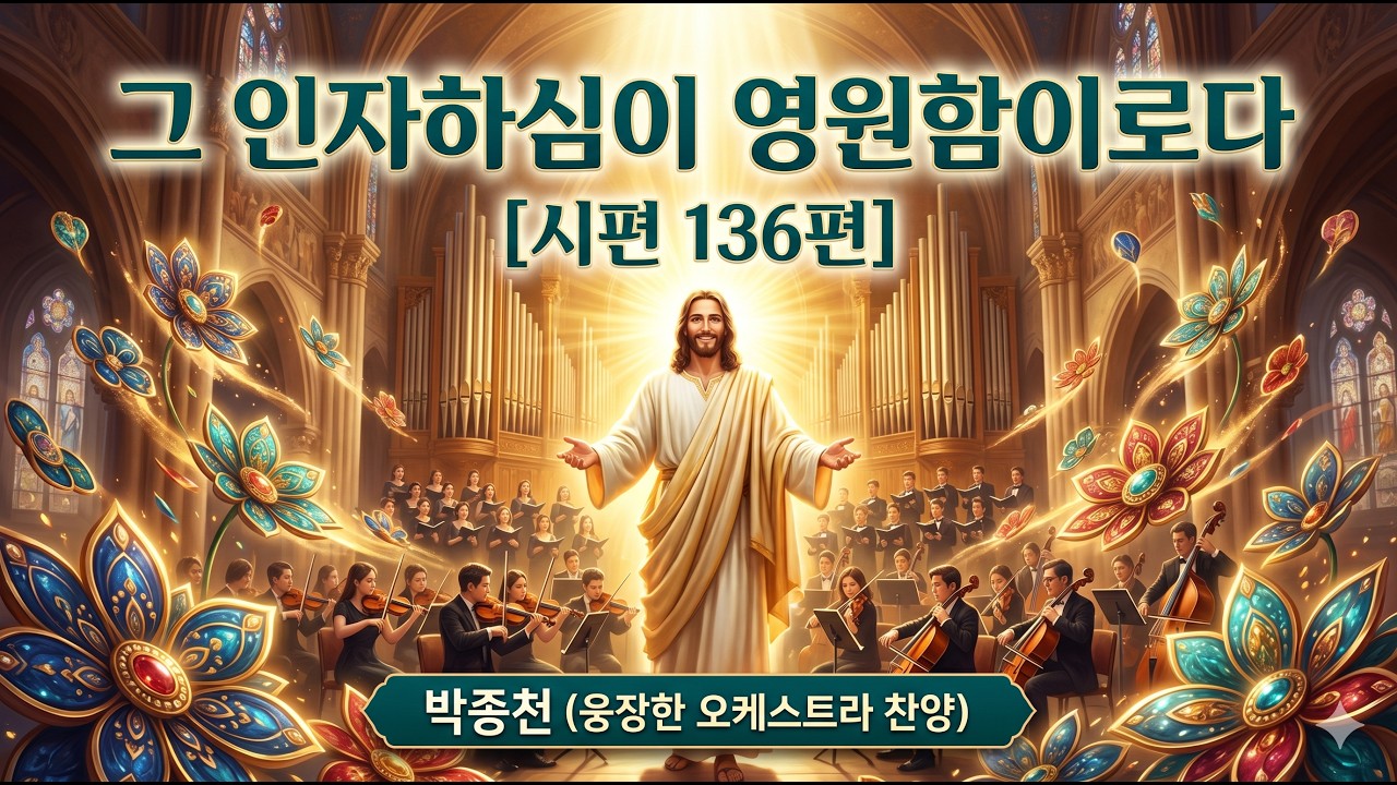 [시편 136편] 기도의 손 메달리온 - 박종천 (웅장한 오케스트라 찬양)