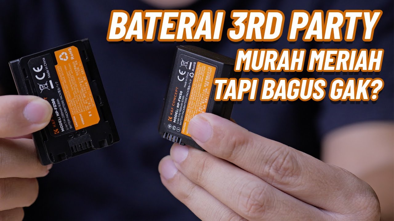 Uji baterai Sony Murah dari K&F Concept Beneran Bagus???
