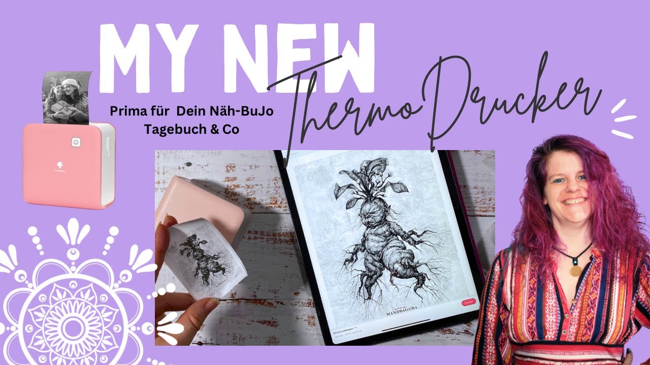 KathieKreativ testet: Phomemo ThermoDrucker | Unboxing | Näh-BulletJournal | Knit-BuJo