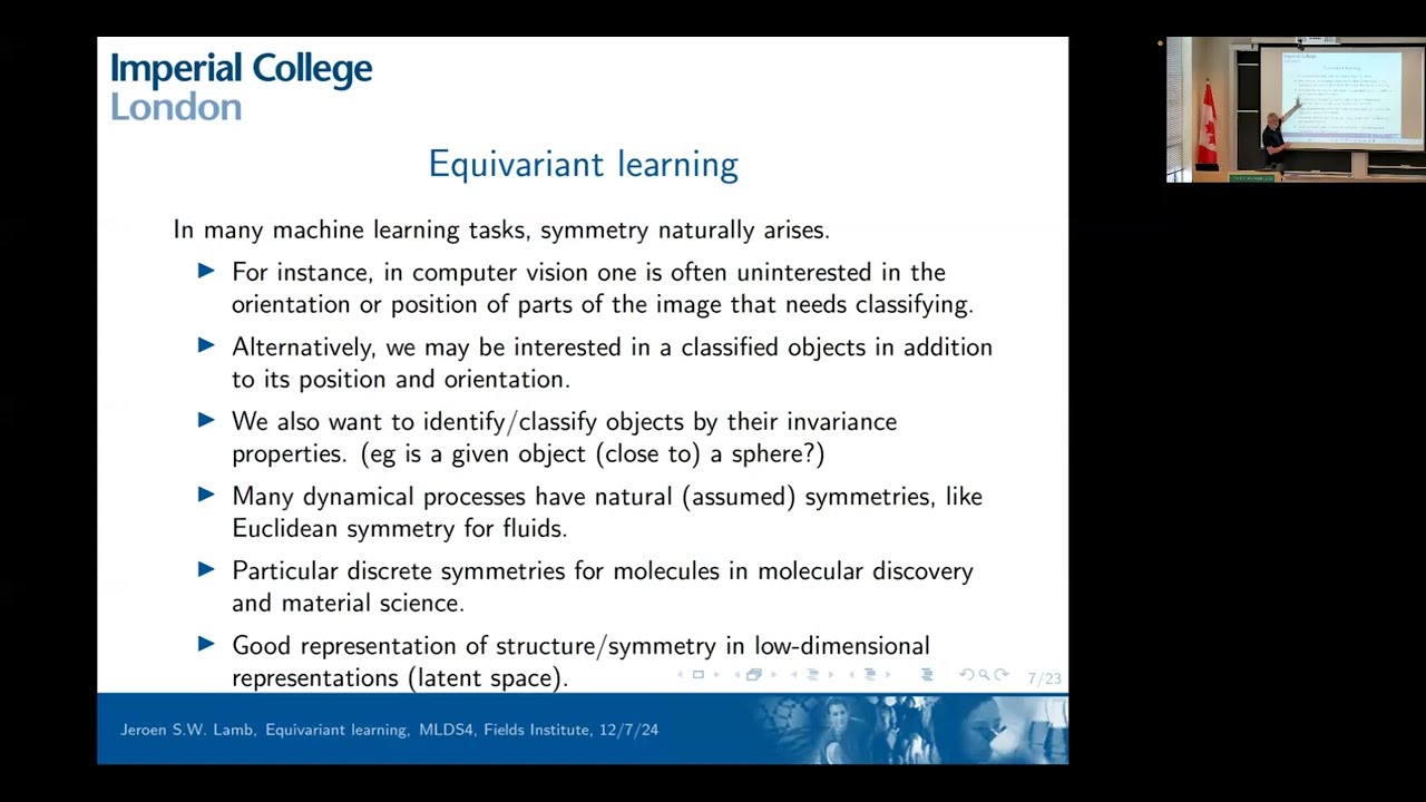 Equivariant learning through invariant theory