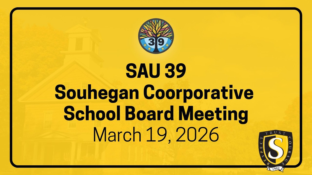 2026 03.19 Souhegan Cooperative School Board Meeting