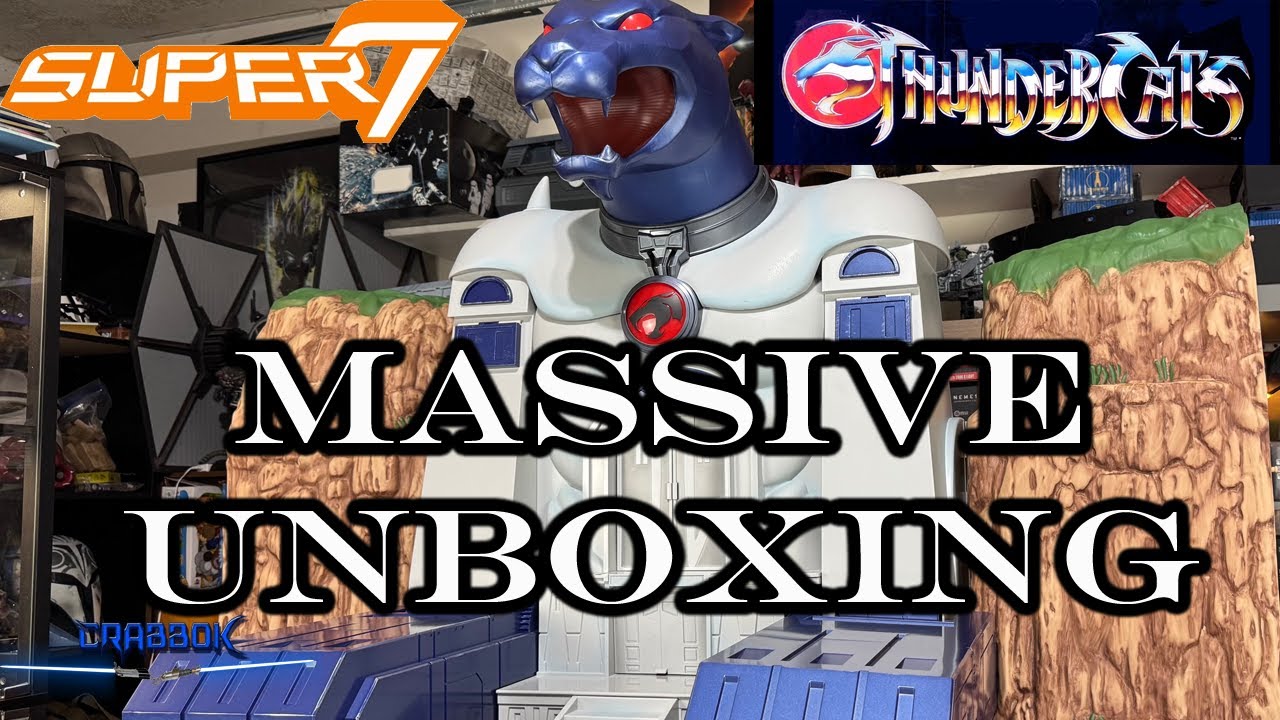 The Biggest Unboxing of All Time!  Thundercats Cat's Lair by Super 7 Unboxing and Review!