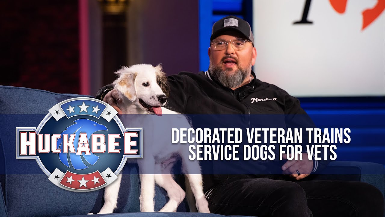 Decorated Veteran Trains Service Dogs for Vets with PTSD | HH Marshall Morris | Jukebox | Huckabee