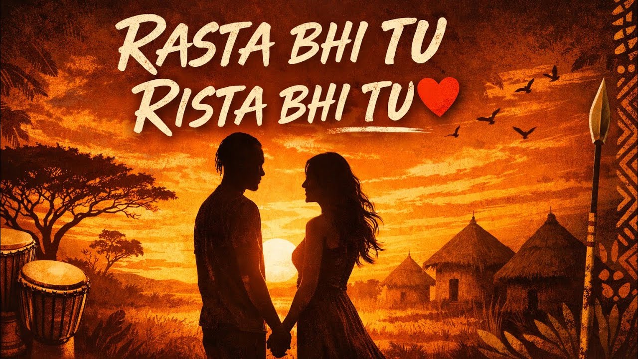 Rasta Bhi Tu Rista Bhi Tu ❤️ | Hindi Love Song with African Soul | Namkeen Lamhe