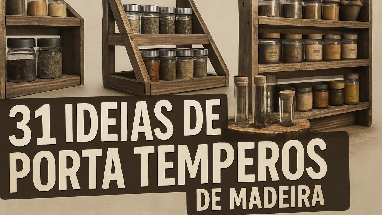 SENSACIONAL! 31 Idéias de porta temperos para fazer , decorar e lucrar com madeira !