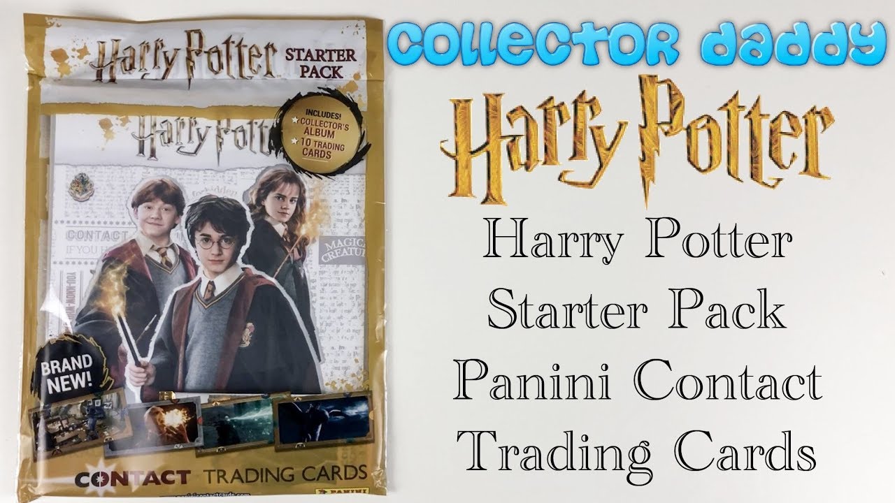 Harry Potter Starter Pack Panini Contact Trading Cards